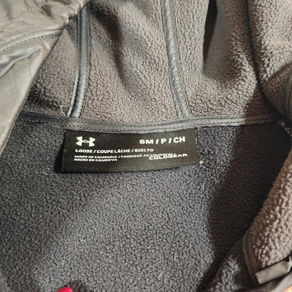 Under Armor Storm Coldgear Loose Fit Full Zip Hooded Jacket Womens S - Picture 7 of 13
